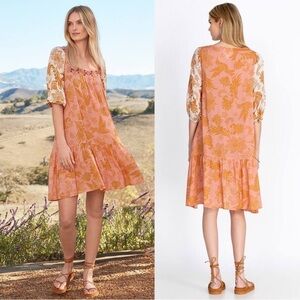 Johnny Was Kalik Tiered Mini Dress